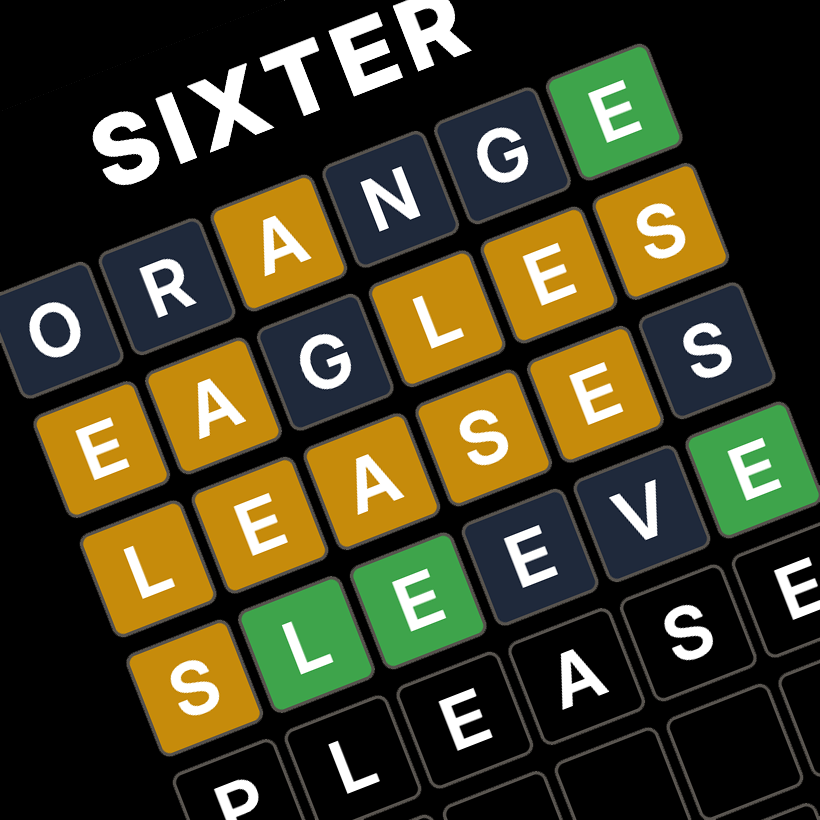Screenshot of SIXTER